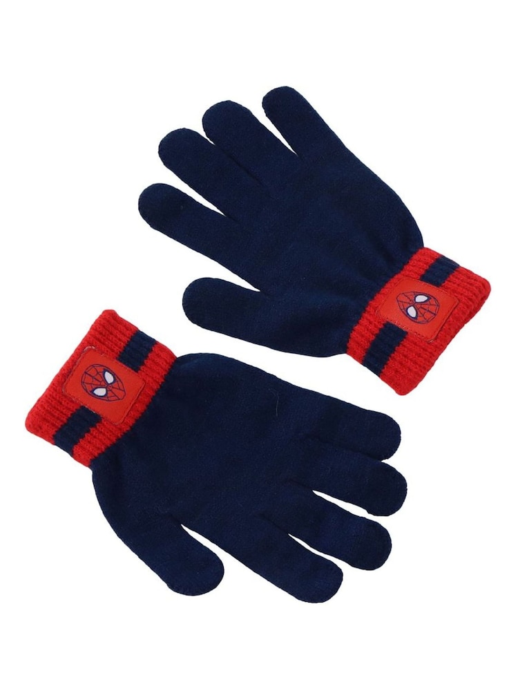 Peers Hardy Marvel Spider-Man Hat, Scarf & Gloves Set 3 Piece - Image 5 of 5 Peers Hardy Marvel Spider-Man Hat, Scarf & Gloves Set 3 Piece - Image 5 of 5