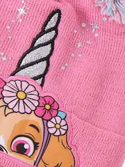 Peers Hardy Pink Paw Patrol Marvel Hat, Scarf & Gloves Set 3 Piece - Image 3 of 5