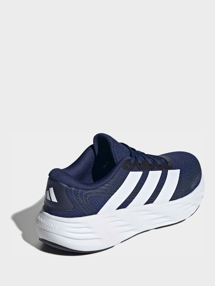 adidas Navy/White Galaxy 8 Running Trainers - Image 10 of 10