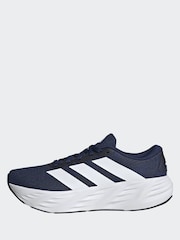 adidas Navy/White Galaxy 8 Running Trainers - Image 4 of 10