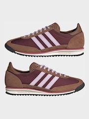 adidas Originals Red SL 72 OG Trainers - Image 5 of 10