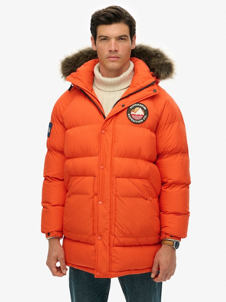Parka Superdry Everest Longline Baffled - Imagem 1 de 7 Parka Superdry Everest Longline Baffled - Imagem 1 de 7