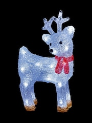 Premier Decorations Ltd 30.5cm Lit Battery Operated Reindeer - Image 1 of 2