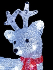 Premier Decorations Ltd 30.5cm Lit Battery Operated Reindeer - Image 2 of 2