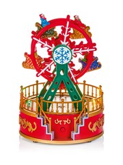 Premier Decorations Ltd 18.5cm BO Lit Animated Musical Ferris Wheel - Image 1 of 2