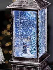 Premier Decorations Ltd 27.5cm BO Antique Silver Lantern Dogs Water Spinne - Image 2 of 3