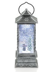 Premier Decorations Ltd 27.5cm BO Antique Silver Lantern Dogs Water Spinne - Image 3 of 3