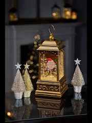 Premier Decorations Ltd 21cm BO Santa Stop Here Snowflake Water Spinner - Image 1 of 3