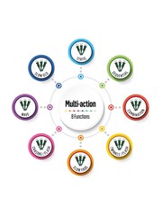 Premier Decorations Ltd White 240 LED Multiaction Tree Bright Lights - Image 4 of 4