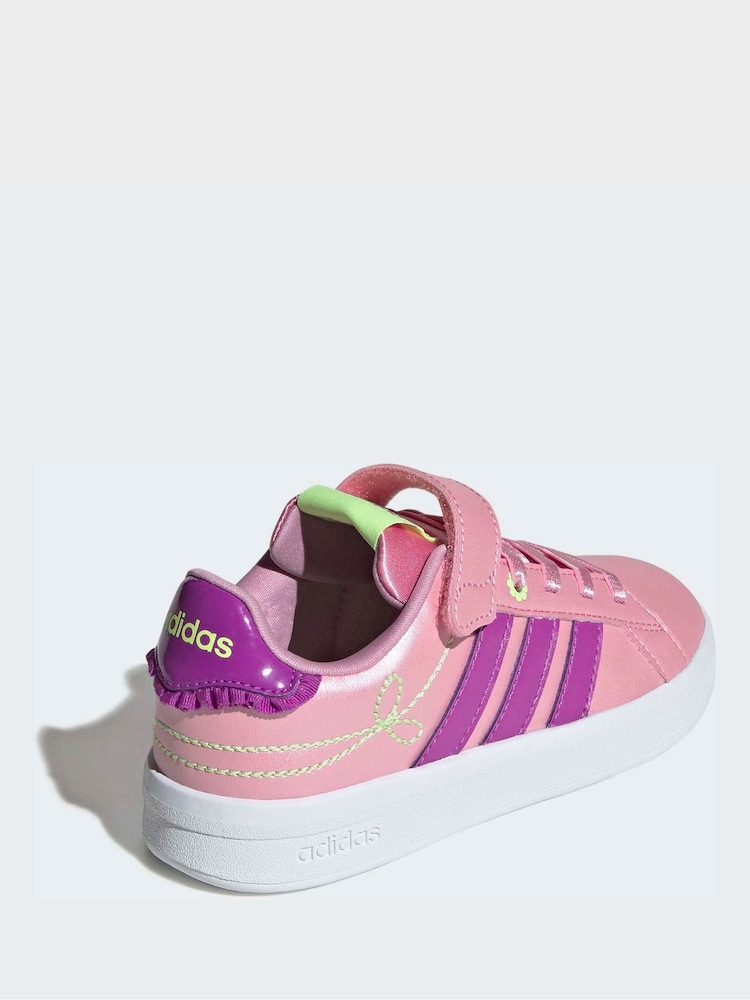 ורוד - נעלי ספורט דגם Grand Court 3.0 של Adidas - תמונה 2 מתוך 9