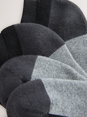 Black/Grey 10 Pack Cushioned Trainers Socks - Image 12 of 13