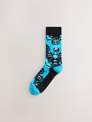 Black Monster 7 Pack Cotton Rich Socks - Image 2 of 10