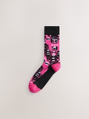 Black Monster 7 Pack Cotton Rich Socks - Image 3 of 10