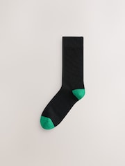 Black Monster 7 Pack Cotton Rich Socks - Image 4 of 10