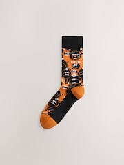 Black Monster 7 Pack Cotton Rich Socks - Image 8 of 10