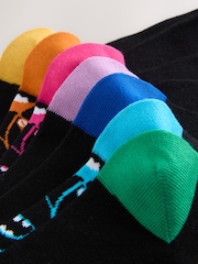 Black Monster 7 Pack Cotton Rich Socks - Image 9 of 10