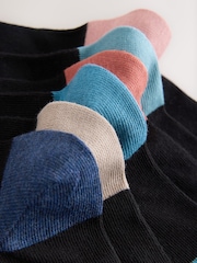 Black Colour Ombre 12 Pack Cotton Rich Socks - Image 14 of 15
