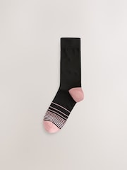 Black Colour Ombre 12 Pack Cotton Rich Socks - Image 7 of 15