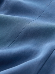 Blue Peplum V-Neck Top - Image 8 of 8