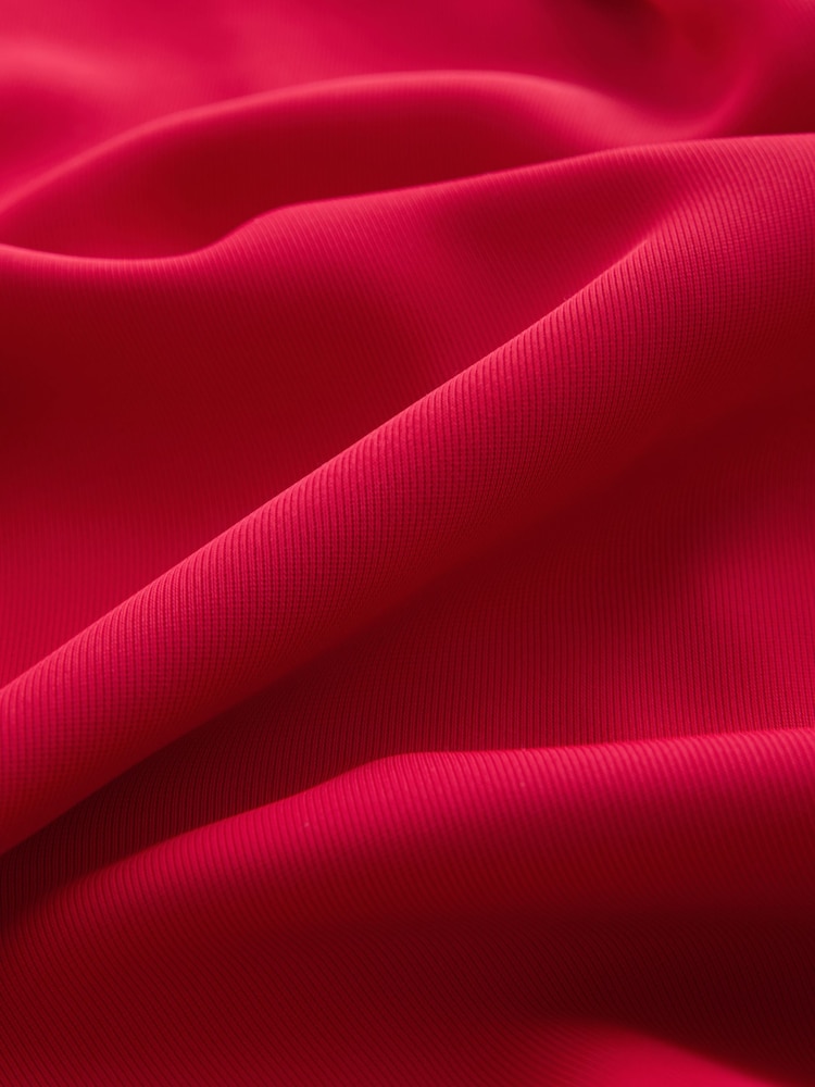 Red Elastic Back Wide Leg Trousers - Image 6 of 6 Red Elastic Back Wide Leg Trousers - Image 6 of 6