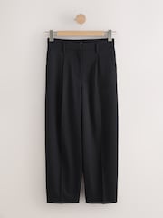 Black Barrel Leg Tailored Trousers - Image 5 of 7