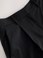 Black Barrel Leg Tailored Trousers - Image 7 of 7