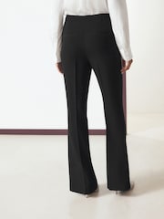 Qara - Tailored Hardware Detail Bootcut Trousers with Stretch - 9şəkildən 4 şəkil