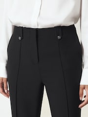Qara - Tailored Hardware Detail Bootcut Trousers with Stretch - 9şəkildən 5 şəkil