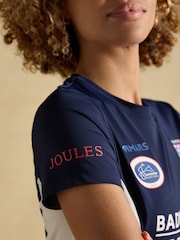 Joules Navy Official Badminton Horse Trials Active Top - Image 4 of 8