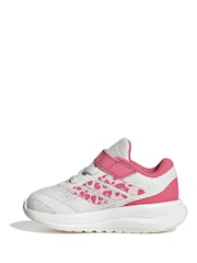 adidas White Runfalcon 6 El Trainers - Image 3 of 9
