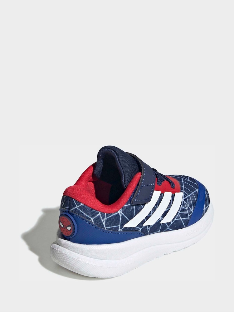 adidas Blue Runfalcon Spider-Man El Trainers - Image 2 of 9