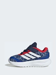 adidas Blue Runfalcon Spider-Man El Trainers - Image 4 of 9