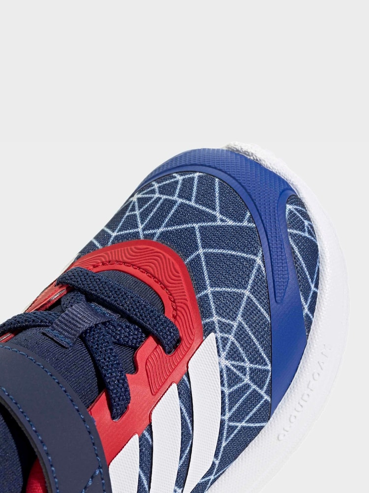 adidas Blue Runfalcon Spider-Man El Trainers - Image 9 of 9