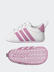adidas White Grand Court Crib Trainers - Image 11 of 12