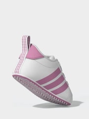 adidas White Grand Court Crib Trainers - Image 7 of 12