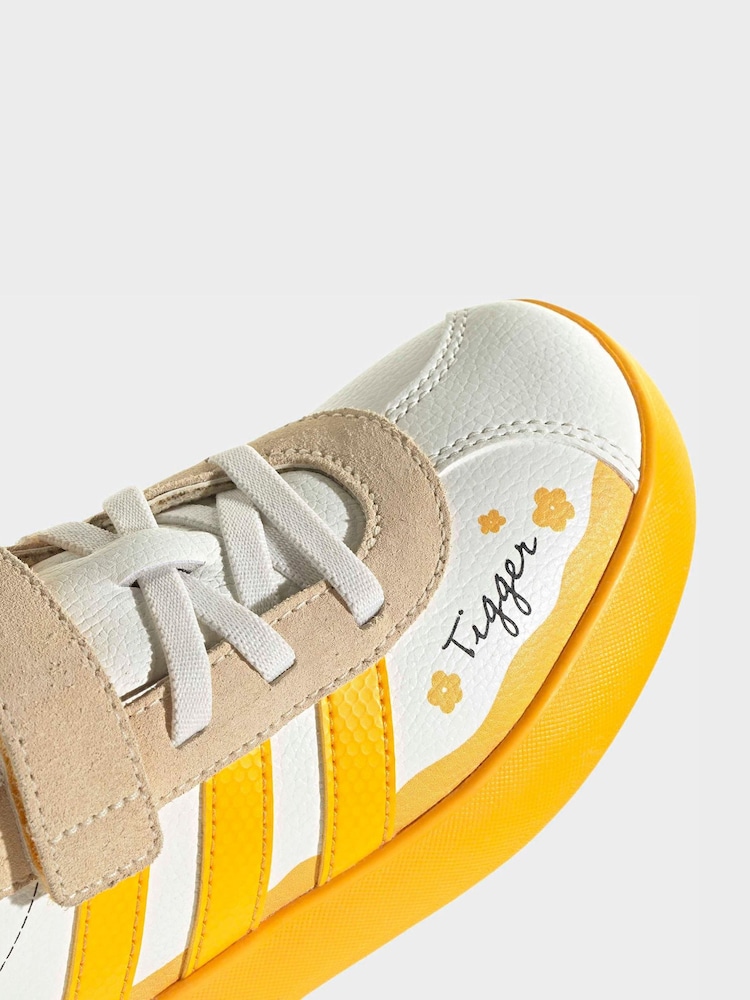 adidas White VL Court Winnie The Pooh Trainers - Image 8 of 8