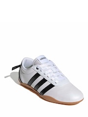 adidas White Grand Court Trainers - Image 3 of 9