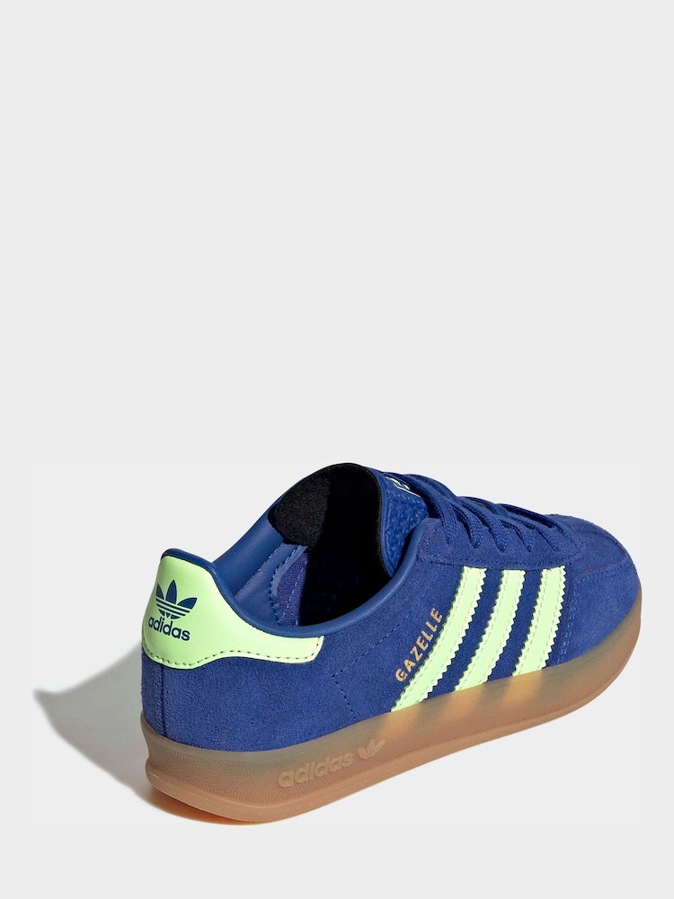 adidas Originals Blue Gazelle Indoor Shoes - Image 2 of 10 adidas Originals Blue Gazelle Indoor Shoes - Image 2 of 10