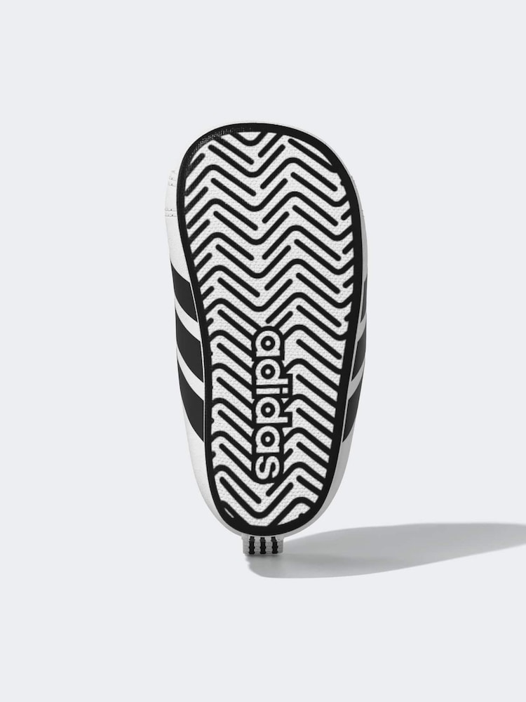 adidas White Grand Court Crib Trainers - Image 5 of 5