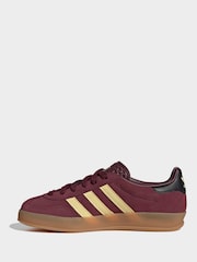 adidas Originals Red Gazelle Indoor Trainers - Image 2 of 9