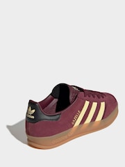 adidas Originals Red Gazelle Indoor Trainers - Image 3 of 9