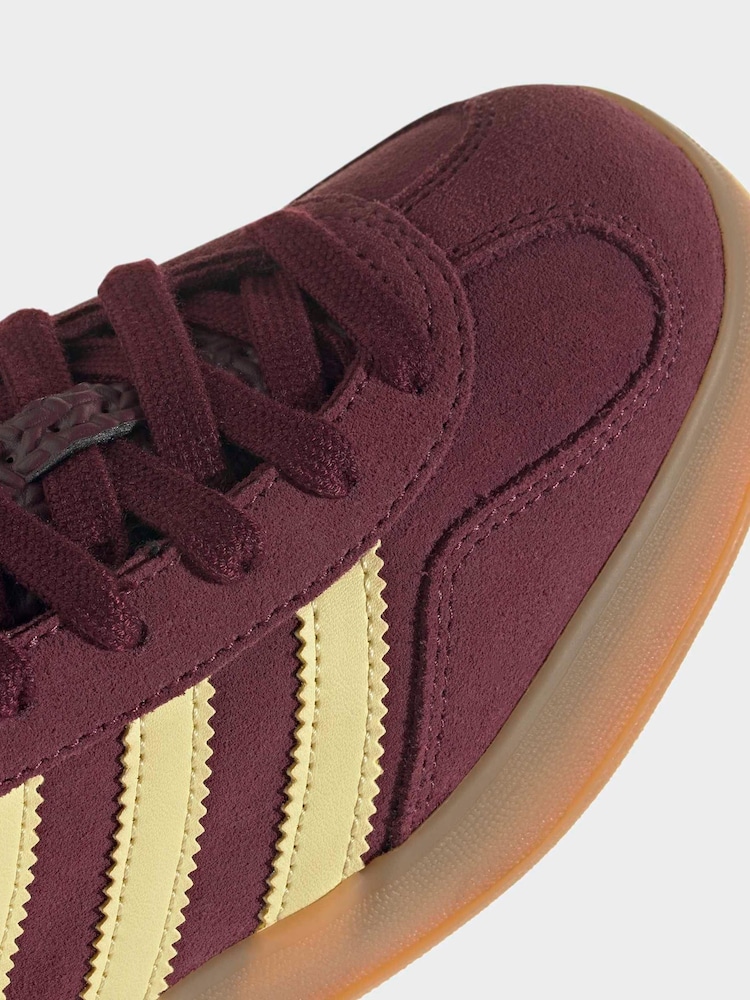 adidas Originals Red Gazelle Indoor Trainers - Image 9 of 9