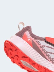 adidas Purple Terrex Tracefinder Kids Trainers - Image 8 of 8