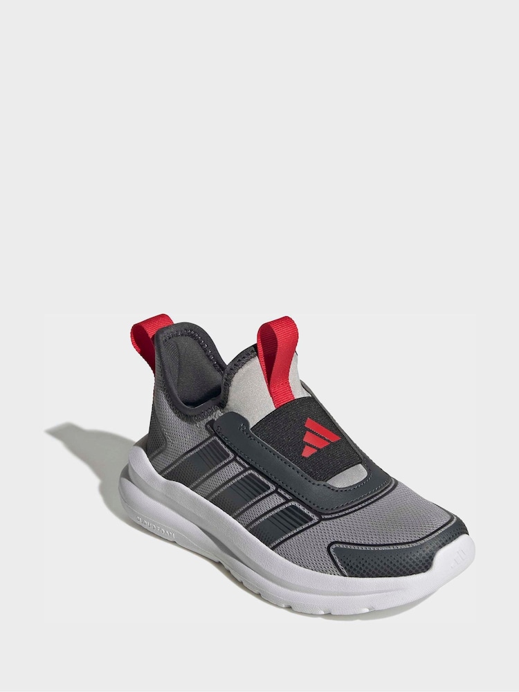 adidas Grey/Red Tensaur Comfort Trainers - Image 1 of 9 adidas Grey/Red Tensaur Comfort Trainers - Image 1 of 9