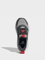 adidas Grey/Red Tensaur Comfort Trainers - Image 5 of 9