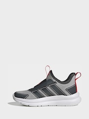 adidas Grey/Red Tensaur Comfort Trainers - Image 8 of 9