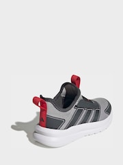 adidas Grey/Red Tensaur Comfort Trainers - Image 9 of 9