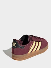 adidas Originals Red Gazelle Indoor Trainers - Image 4 of 9