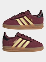 adidas Originals Red Gazelle Indoor Trainers - Image 5 of 9