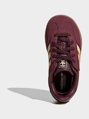 adidas Originals Red Gazelle Indoor Trainers - Image 7 of 9